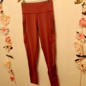 Women Workout Pink Small Gym Leggings